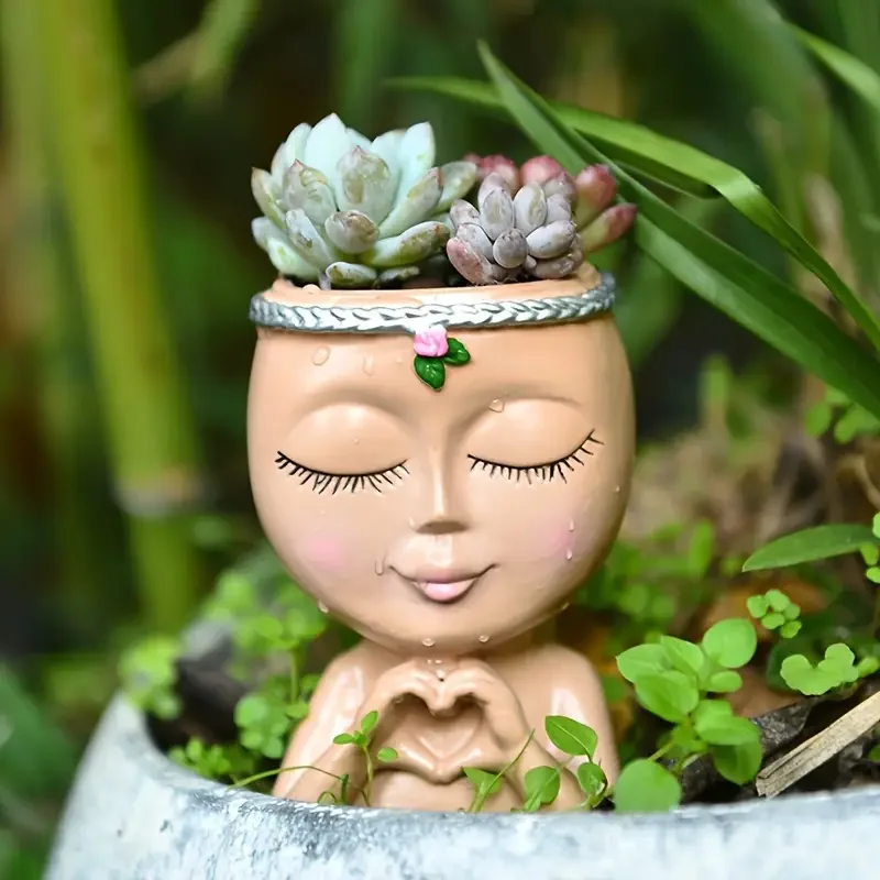 Doniczka na sukulenty z żywicy – Echeveria Succulent recenzja i cena